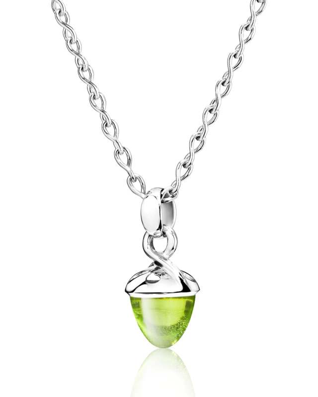 Mikado Bouquet Peridot Pendant Enhancer